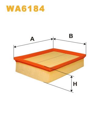 WIX FILTERS Воздушный фильтр WA6184